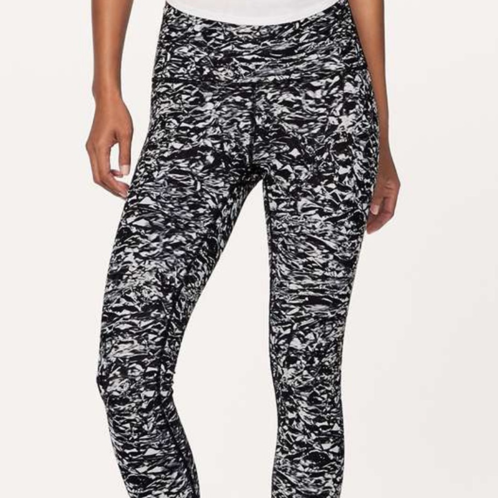 Lululemon wunder under - liquid platinum - EUC